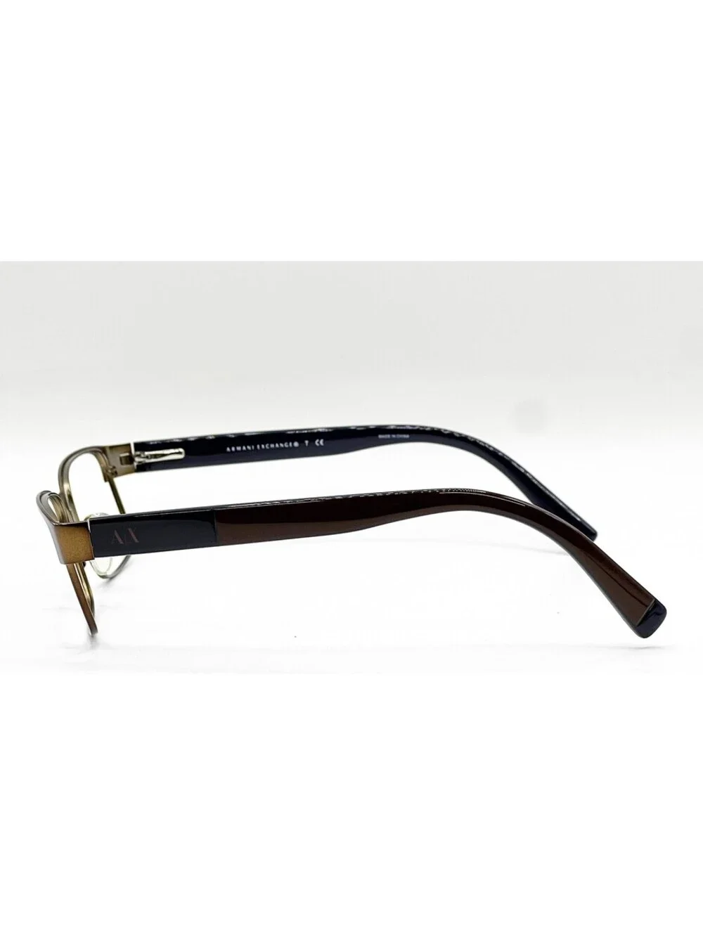 Armani Exchange Ax 1017 6069 Satin Brown Authentic Eyeglasses 54-17-140